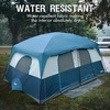 PORTAL 6 | 8 | 10 Person Family Camping Tent with Porch, Big Family Camping Tent with Tall Height, Good Ventilation, Water Resitant Large Tent for Outdoor Camping, Backyard(Blue)