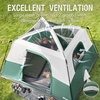 PORTAL 6 | 8 | 10 Person Family Camping Tent with Porch, Big Family Camping Tent with Tall Height, Good Ventilation, Water Resitant Large Tent for Outdoor Camping, Backyard(Green)