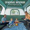 PORTAL 6 | 8 | 10 Person Family Camping Tent with Porch, Big Family Camping Tent with Tall Height, Good Ventilation, Water Resitant Large Tent for Outdoor Camping, Backyard(Green)