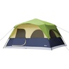 Portal 8 Person Instant Tent for Camping, Large Water Resistant Cabin Family Tent Easy Setup with 5 Large Mesh Windows, Rainfly, Carry Bag