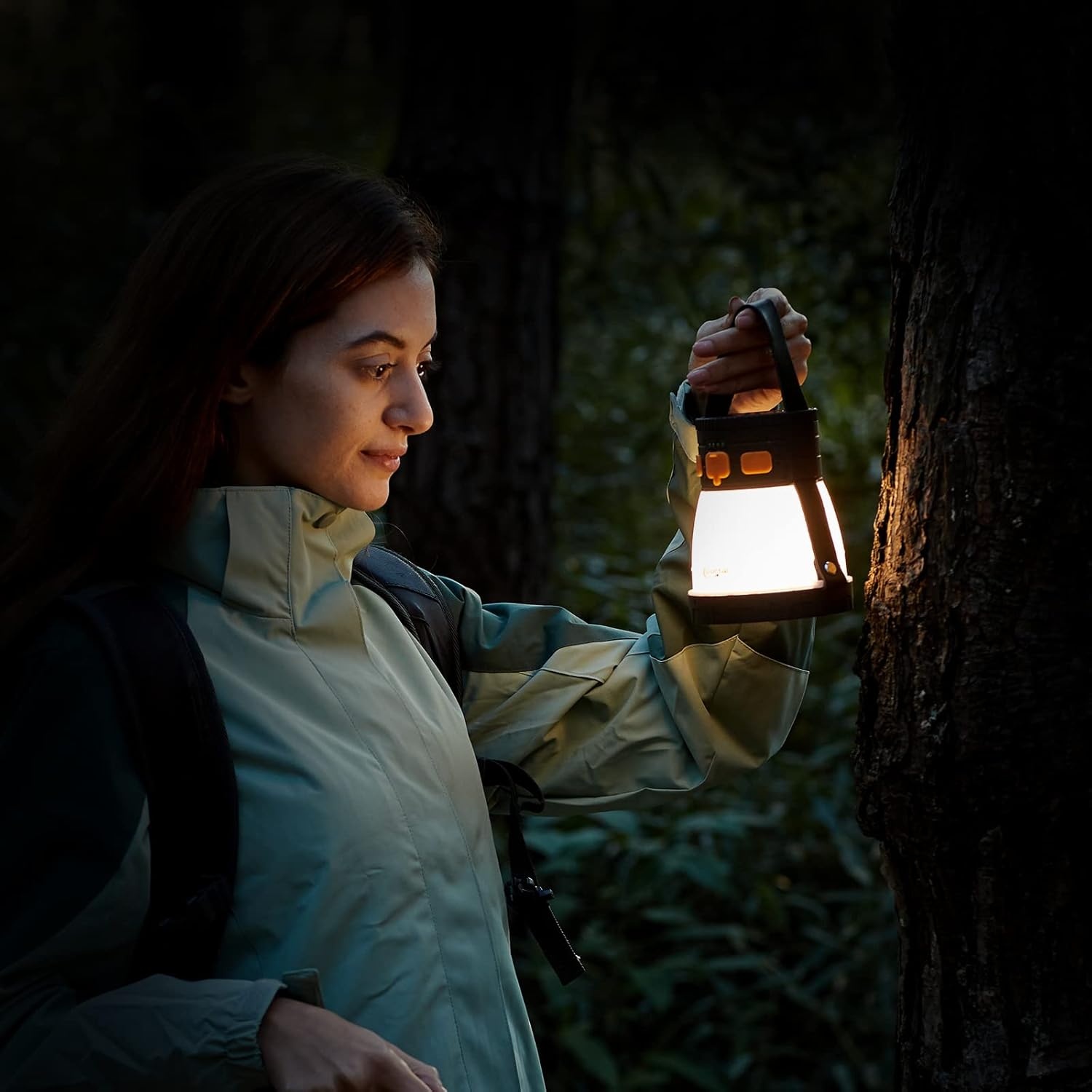 image:imagePORTAL Rechargeable Camping Lantern Battery Powered LED Portable Flashlight RGB Camping Lights Waterproof for Power outages Camp Tents Hiking Fishing Emergency Hurricane 3in11500LM 7200mAh