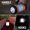 PORTAL Camping Lantern Rechargeable, Portable LED Flashlight Lantern, Camping Light for Power Outages, Emergency, Outdoor Hiking, Hurricane, Survival, 2-in-1(500LM, 4400mAh)