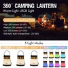 PORTAL Rechargeable Camping Lantern Battery Powered LED Portable Flashlight RGB Camping Lights Waterproof for Power outages, Camp, Tents, Hiking, Fishing, Emergency, Hurricane, 3-in-1(1500LM, 7200mAh)