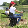 Portal Backpack Cooler Chair 2 Pack Fishing Chairs with Backrest Folding Camping Stool Compact for Outdoors Hiking Hunting Travel, Supports 225 lbs Capacity(Green)