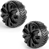PORTAL Wagon Wheels Replacement 8″ Diameter X 3.4″ Wide for Utility Wagon Cart(2 PCS)