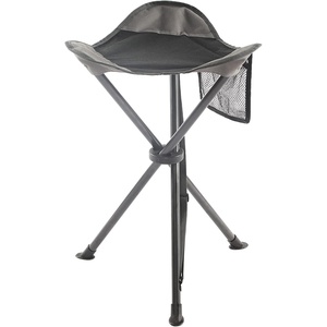 Portal Tall Folding Tripod Stool for Outdoor Camping Walking Hunting Hiking Fishing Travel, Support 225 lbs(Black)