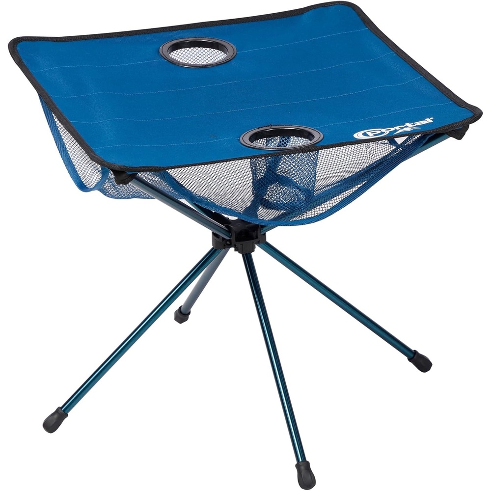 image:imagePortal Folding Camping Table Ultralight Compact Aluminum Mesh Table with Carrying Bag Small Beach Table Foldable Portable for Sand Outdoor Picnic Camp Boat Travel Blue