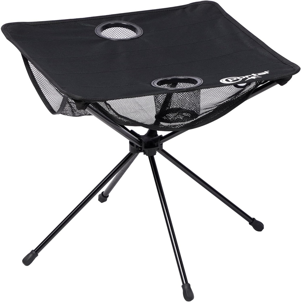 image:imagePortal Folding Camping Table Ultralight Compact Aluminum Mesh Table with Carrying Bag Small Beach Table Foldable Portable for Sand Outdoor Picnic Camp Boat Travel Black