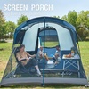 PORTAL 6/8/10 Person Family Camping Tent with Screen Room, Water Resistant Big Tunnel Tents with Rainfly, Large Family Tent for Camping, Outdoor, Patio(Dark Blue)