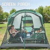 PORTAL 6/8/10 Person Family Camping Tent with Screen Room, Water Resistant Big Tunnel Tents with Rainfly, Large Family Tent for Camping, Outdoor, Patio(Green)