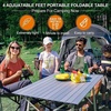 Portal Aluminium Folding Camping Table 90x73cm