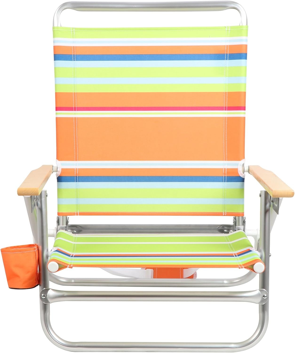 image:imagePortal Beach Chair 4 Position Folding Beach Chairs with Backpack Straps Lightweight Low Beach Chairs for Adults Support up to 225 lbs GreenGreen
