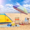 Portal Beach Chair, 4 Position Folding Beach Chairs with Backpack Straps Lightweight Low Beach Chairs for Adults, Support up to 225 lbs, Green(Blue)