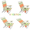 Portal Beach Chair, 4 Position Folding Beach Chairs with Backpack Straps Lightweight Low Beach Chairs for Adults, Support up to 225 lbs, Green(Green)