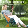 Portal Folding Camp Chairs Portable Backpacking Chair Comapct Beach Chair for Hiking Travel Outdoor Sports Picnic Garden Festival Lightweight, 225LBS