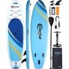 PORTAL SUP Inflatable Paddle Board for Adults 10’6” Stand Up Paddleboard,Non-Slip Deck Blow up Paddle Boards with Adjustable Paddle, Carry Bag, and Repair Kit(Ocean Blue)