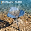 Portal Tall Folding Tripod Stool Portable Tripod Chair for Outdoor Camping | Portable Outdoor Design; Durable Construction; Easy Setup & Storage;Color: Gray(Compact Mesh Blue 2p)